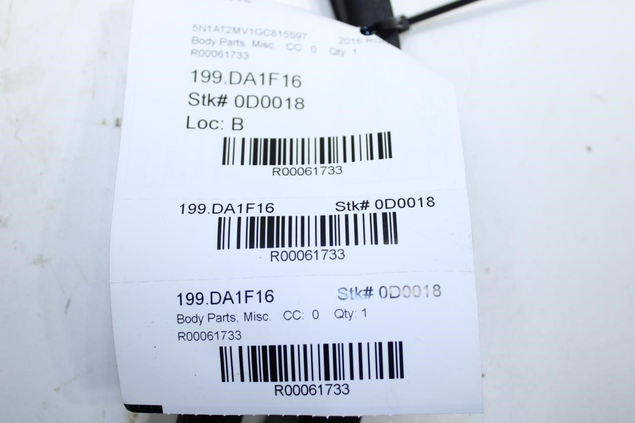 2014-2020 Nissan Rogue SV Front Right Door Weatherstrip On Body 76921-7FL0A OEM - Alshned Auto Parts
