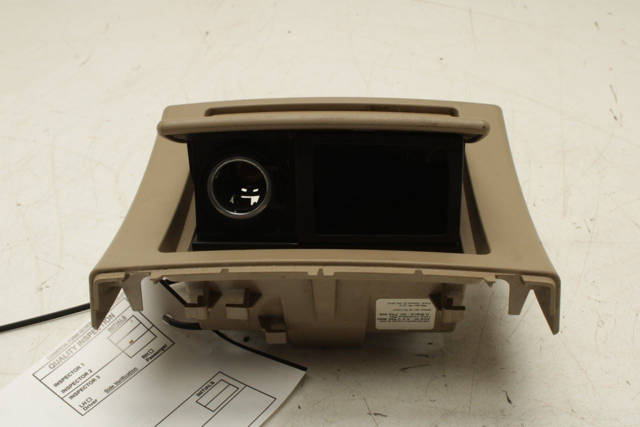10-16 Mercedes-Benz E350 Sport RR Center Console Ashtray Storage w/ Power Outlet - Alshned Auto Parts