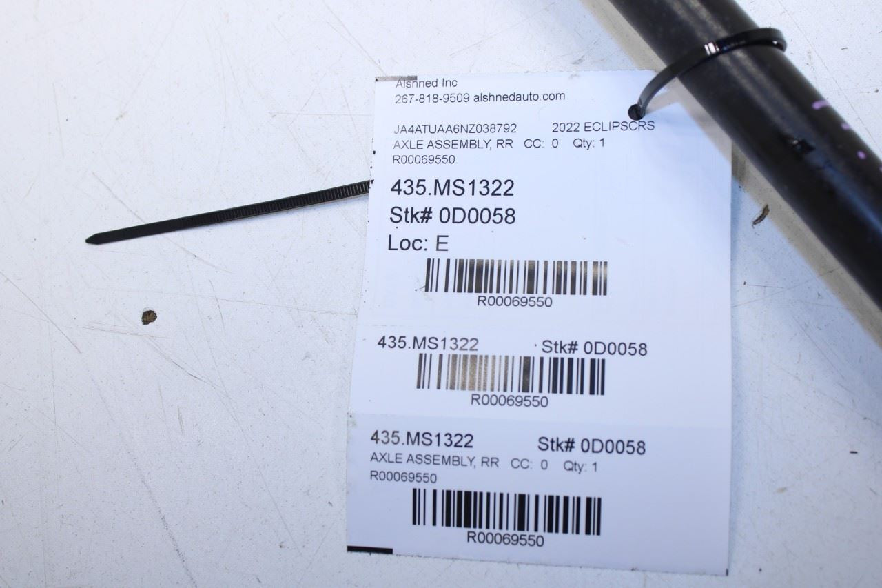 22-25 Mitsubishi Eclipse Cross ES 4x4 Rear RH CV Axle Drive Half Shaft 3715A406 - Alshned Auto Parts