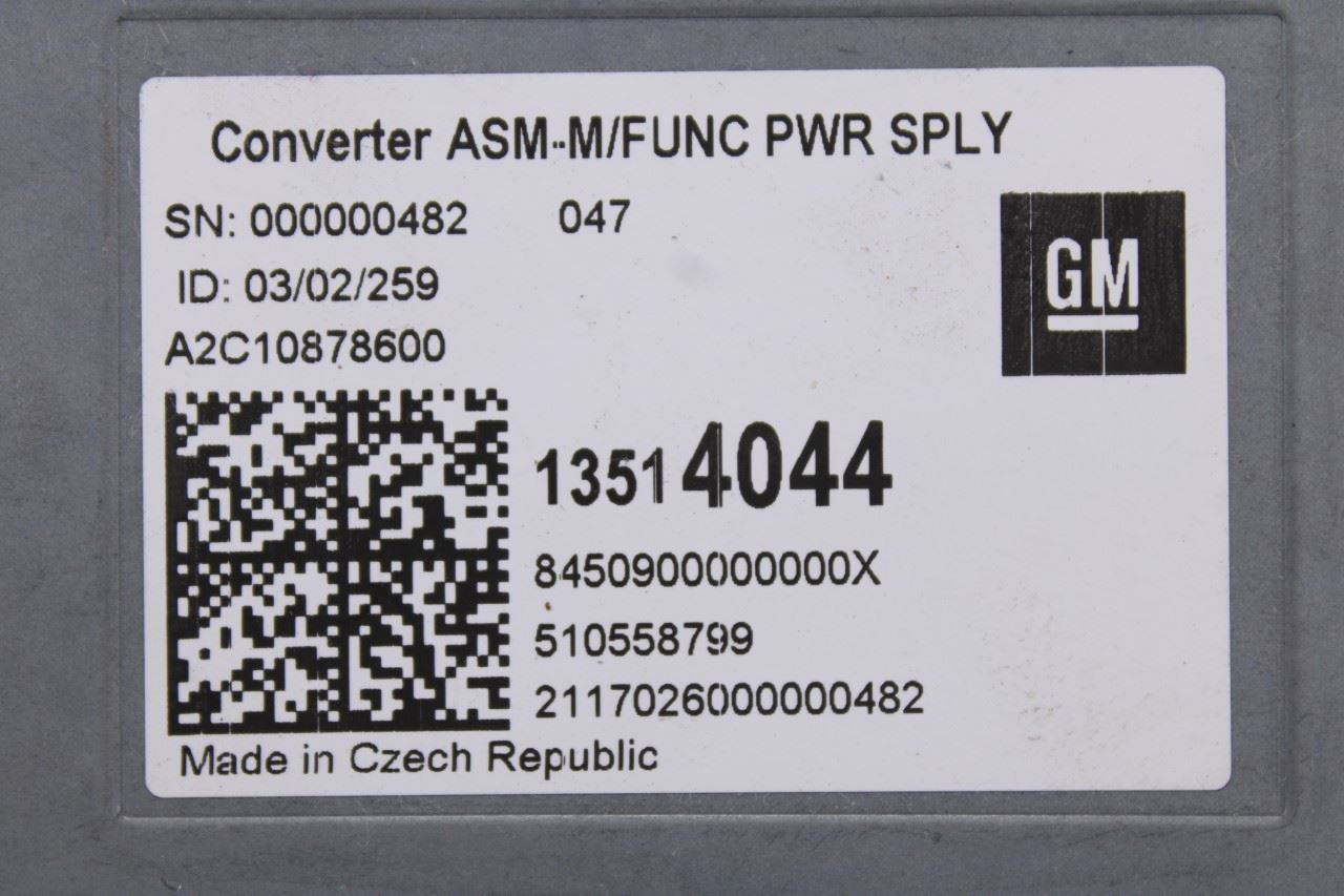 2018-2024 Chevrolet Equinox LT Power Supply Voltage Inverter Converter Module 1
