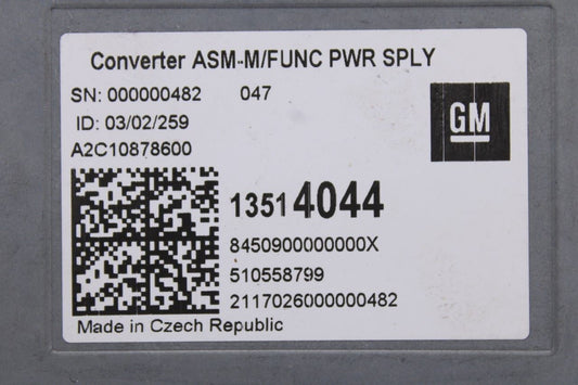 2018-2024 Chevrolet Equinox LT Power Supply Voltage Inverter Converter Module - Alshned Auto Parts