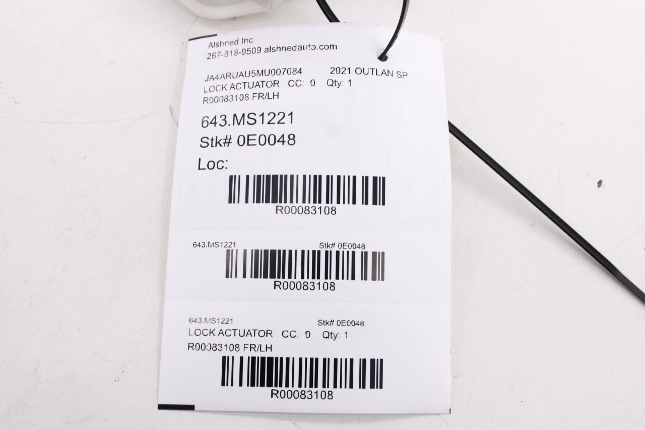2011-2025 Mitsubishi Outlander Sport SE Front Left Side Door Lock Latch Actuator9