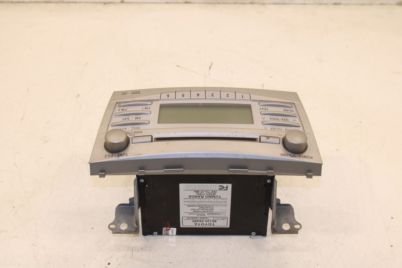 10-11 Toyota Camry LE Fujitsu Ten Audio Radio Faceplate Control Panel w Receiver - Alshned Auto Parts