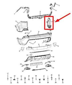 2019-2023 Jeep Cherokee Rear Right Bumper Upper End Cover 6BA98TRMAA OEM *ReaD* - Alshned Auto Parts