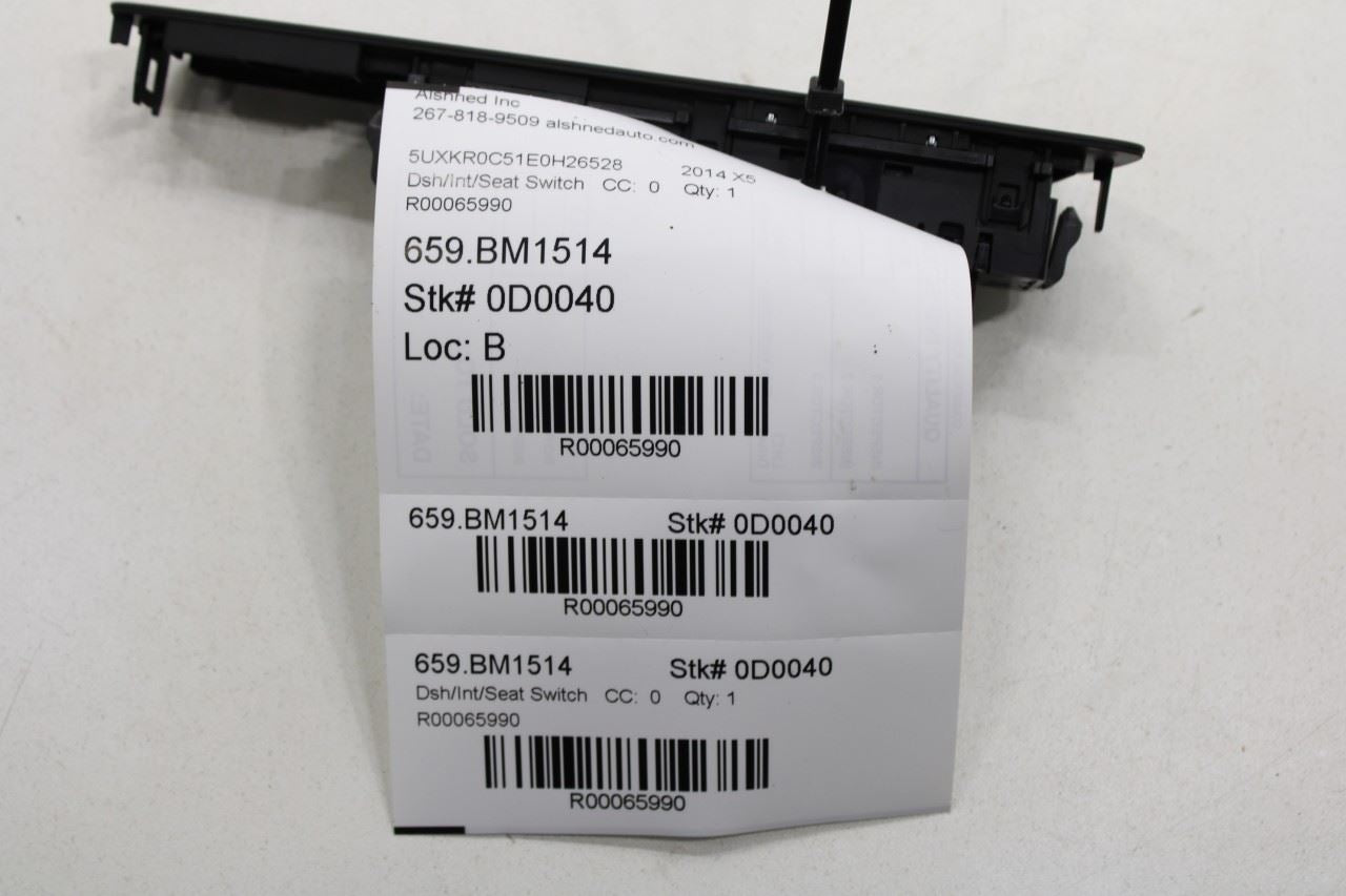 2014-2018 BMW X5 xDrive35i 3.0L AWD Center Console Multifunction Control Switch - Alshned Auto Parts