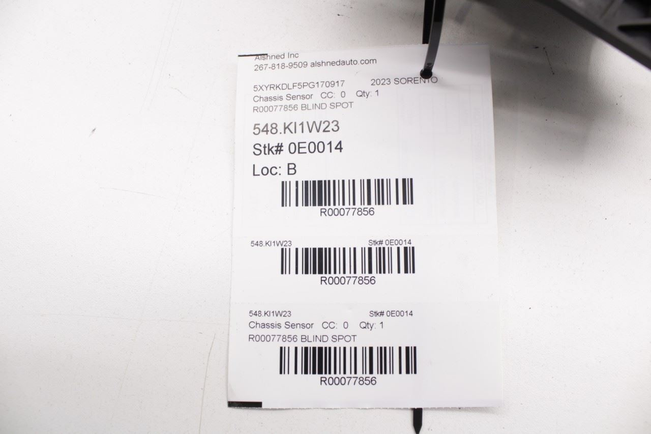 21-2024 Kia Sorento X-Line SX Prestige Rear Left Blind Spot Radar Sensor Module - Alshned Auto Parts