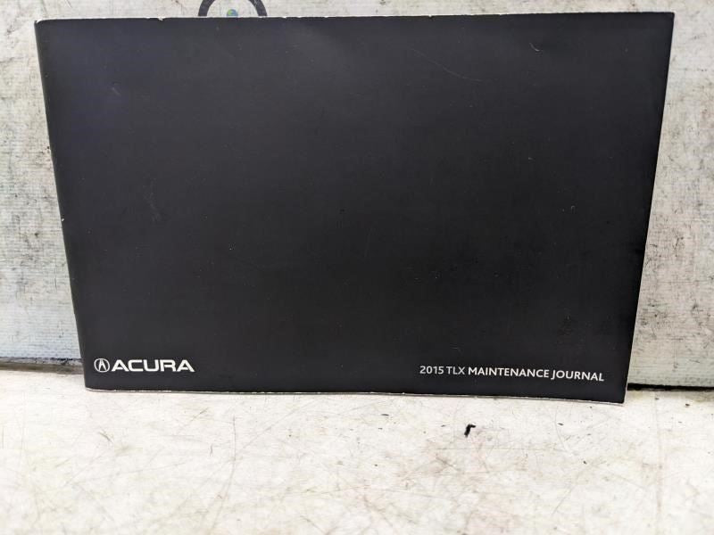 2015 Acura TLX Owners Guide Set with Case 31TZ3G01 00X31-TZ3-G010 OEM - Alshned Auto Parts