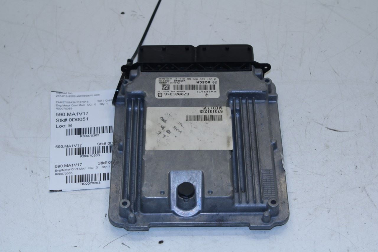 2014-2020 Maserati Ghibli 3.0L Engine Computer Control Module ECU ECM 670031346 - Alshned Auto Parts