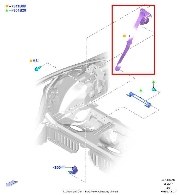 2018-2023 Ford Mustang GT 5.0L Rear Driver Left Side 2nd Row Seat Belt Retractor - Alshned Auto Parts