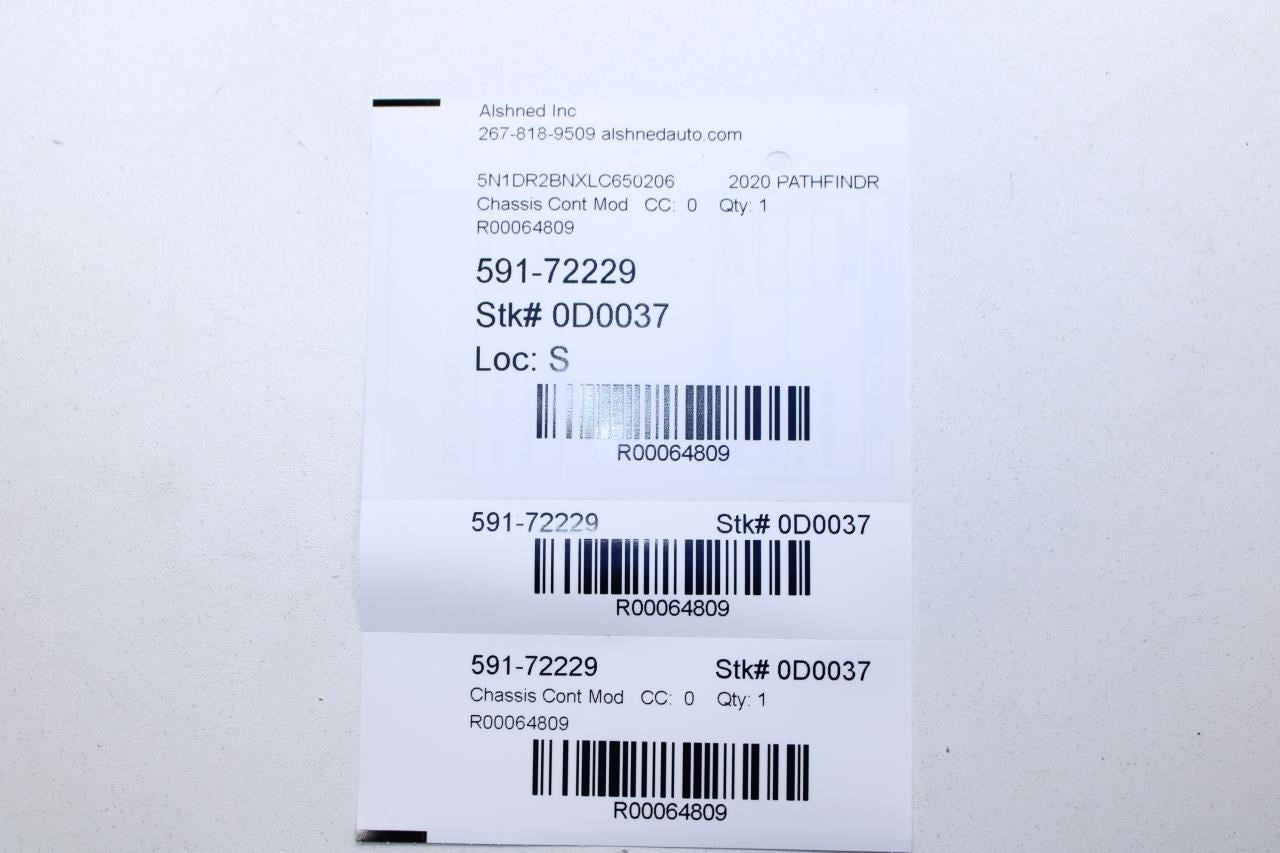2018-2020 Nissan Pathfinder SV Theft Locking Can Gateway Module 284T2-9UF0A OEM - Alshned Auto Parts