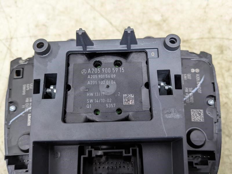 2015-2018 Mercedes-Benz C300 Navigation Audio Touchpad Switch 205-900-80-18 OEM - Alshned Auto Parts