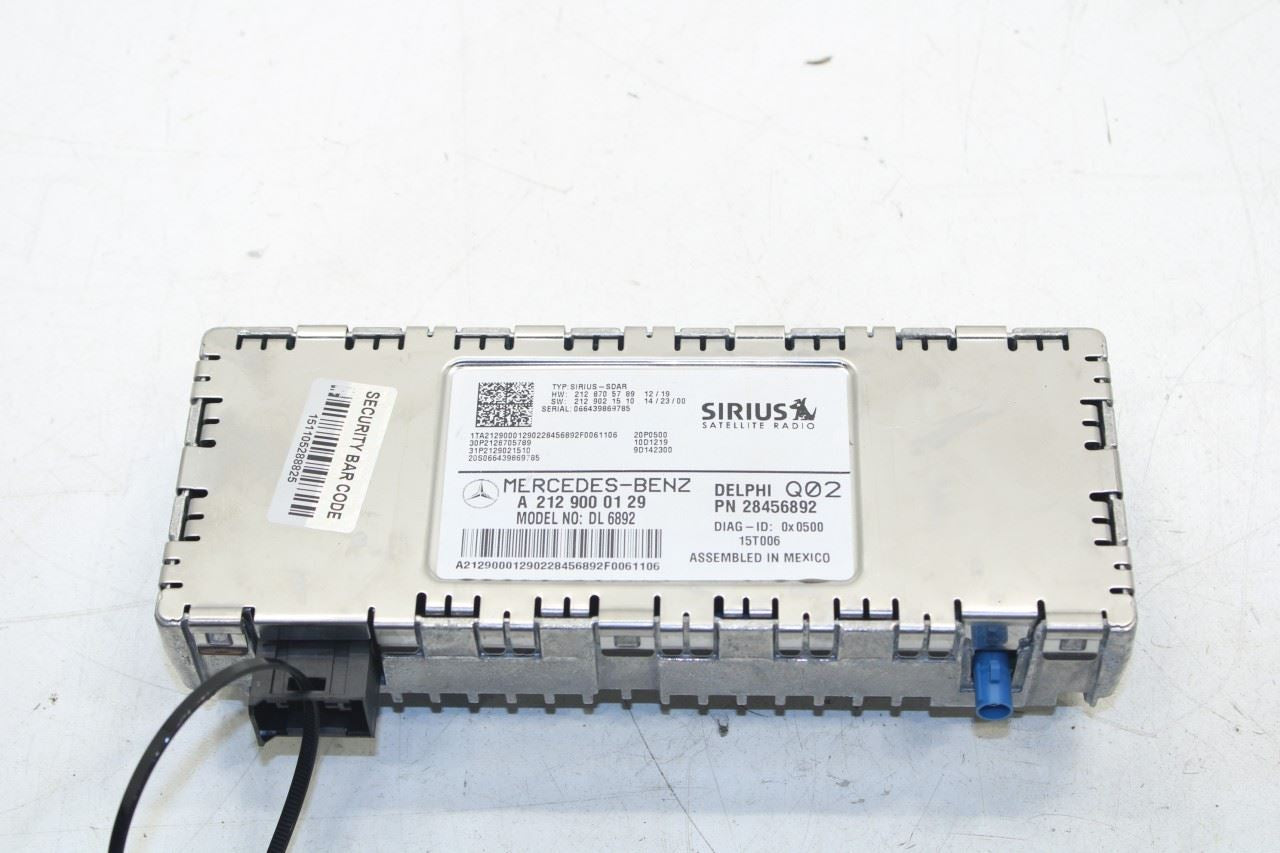 2012-2015 Mercedes-Benz ML350 Sirius Satellite Radio Receiver 212-900-01-29 OEM - Alshned Auto Parts