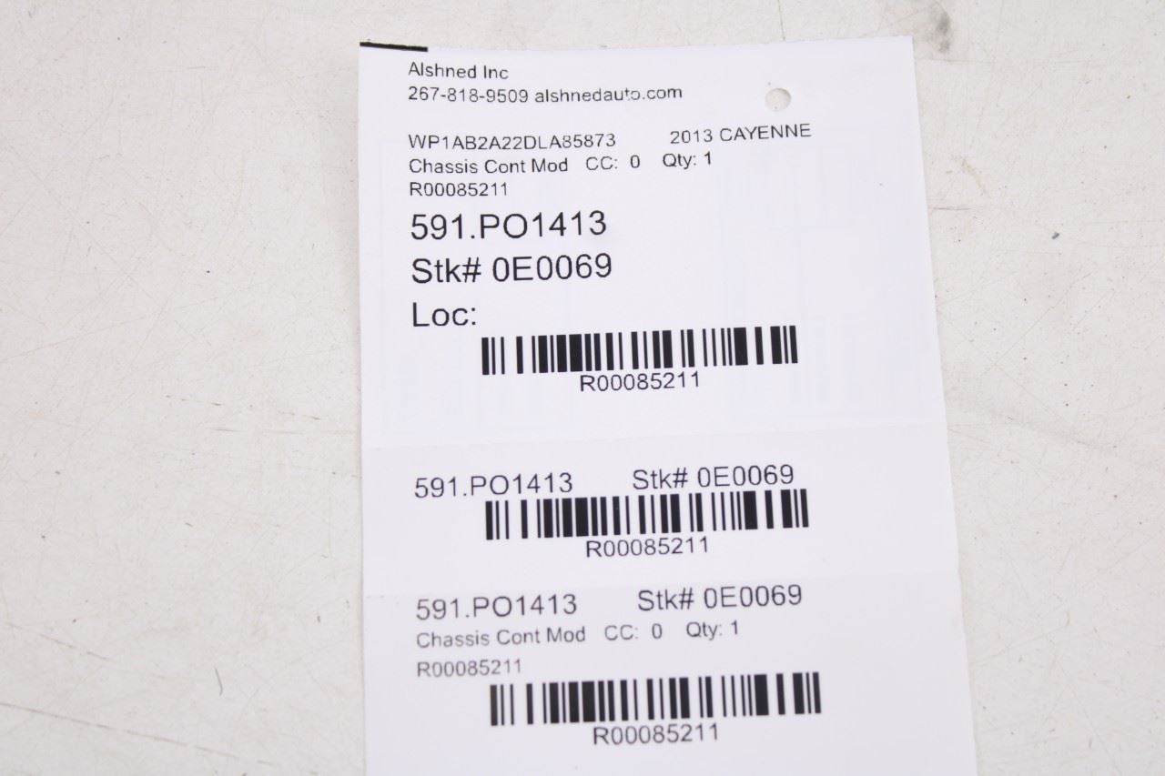 2012-2016 Porsche Cayenne S Central Gateway Control Module 7PP907530Q OEM - Alshned Auto Parts