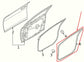 2020-2022 Hyundai Sonata SE Front Right Door Weatherstrip On Body 82120-L0000 - Alshned Auto Parts