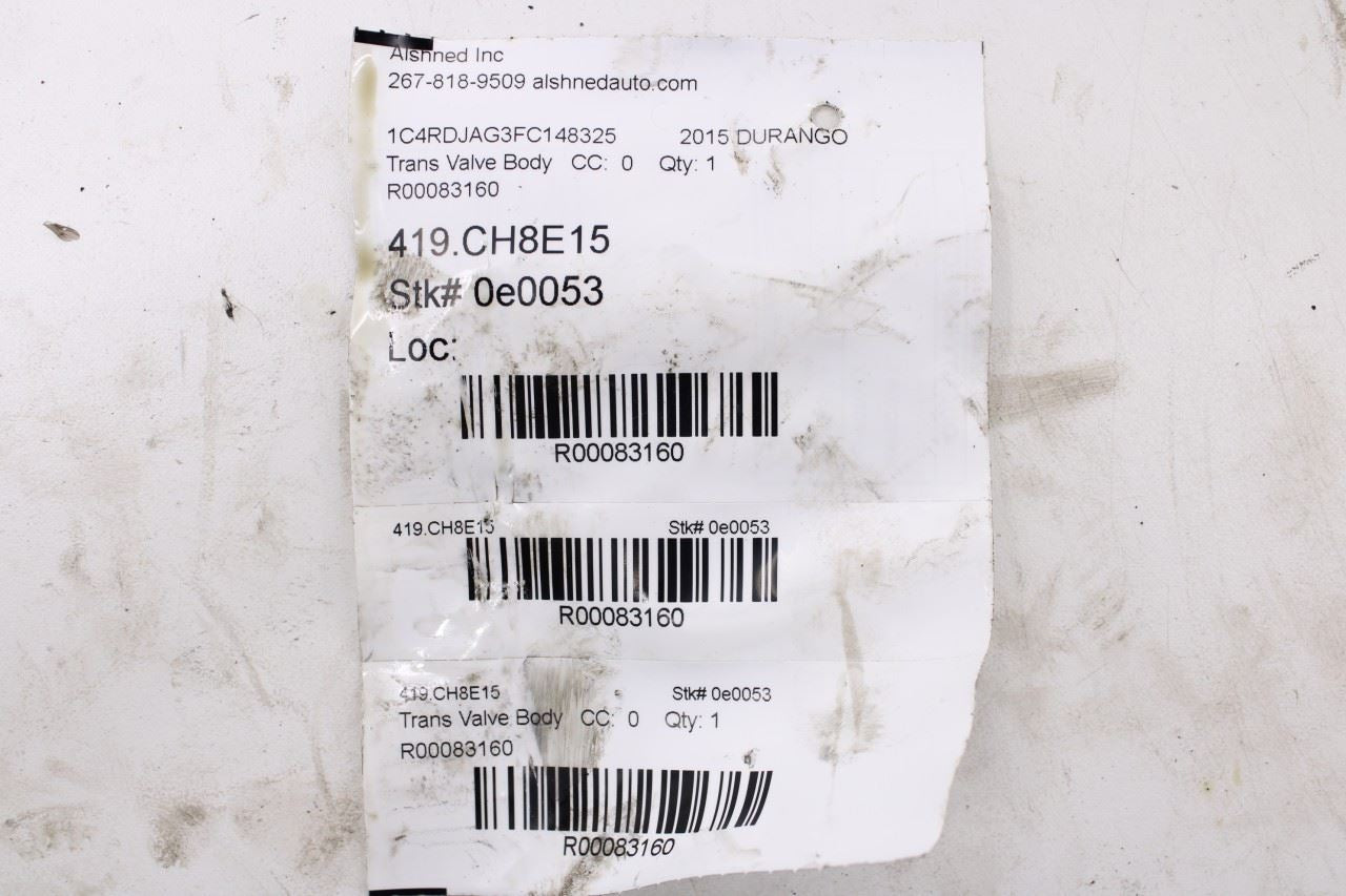 2015 Dodge Durango SXT 3.6L AWD 8-Spd Auto Transmission Valve Body with Oil Pan23