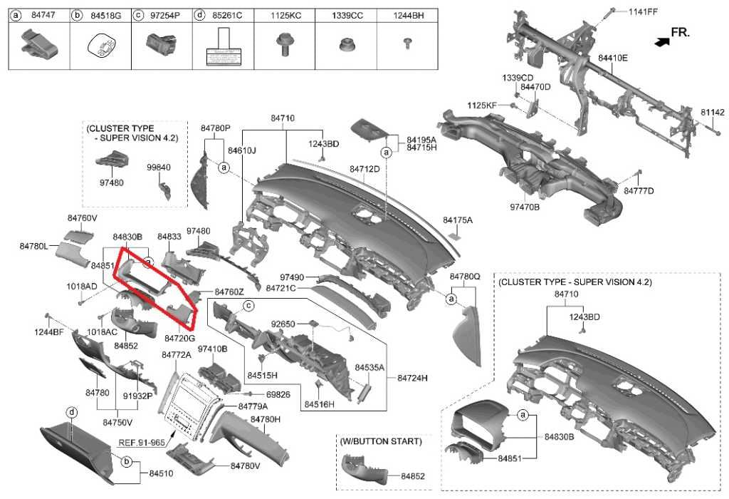 2022-24 Hyundai Tucson SEL Dash Speedometer Cluster Bezel Cover 84830-CW010 OEM - Alshned Auto Parts