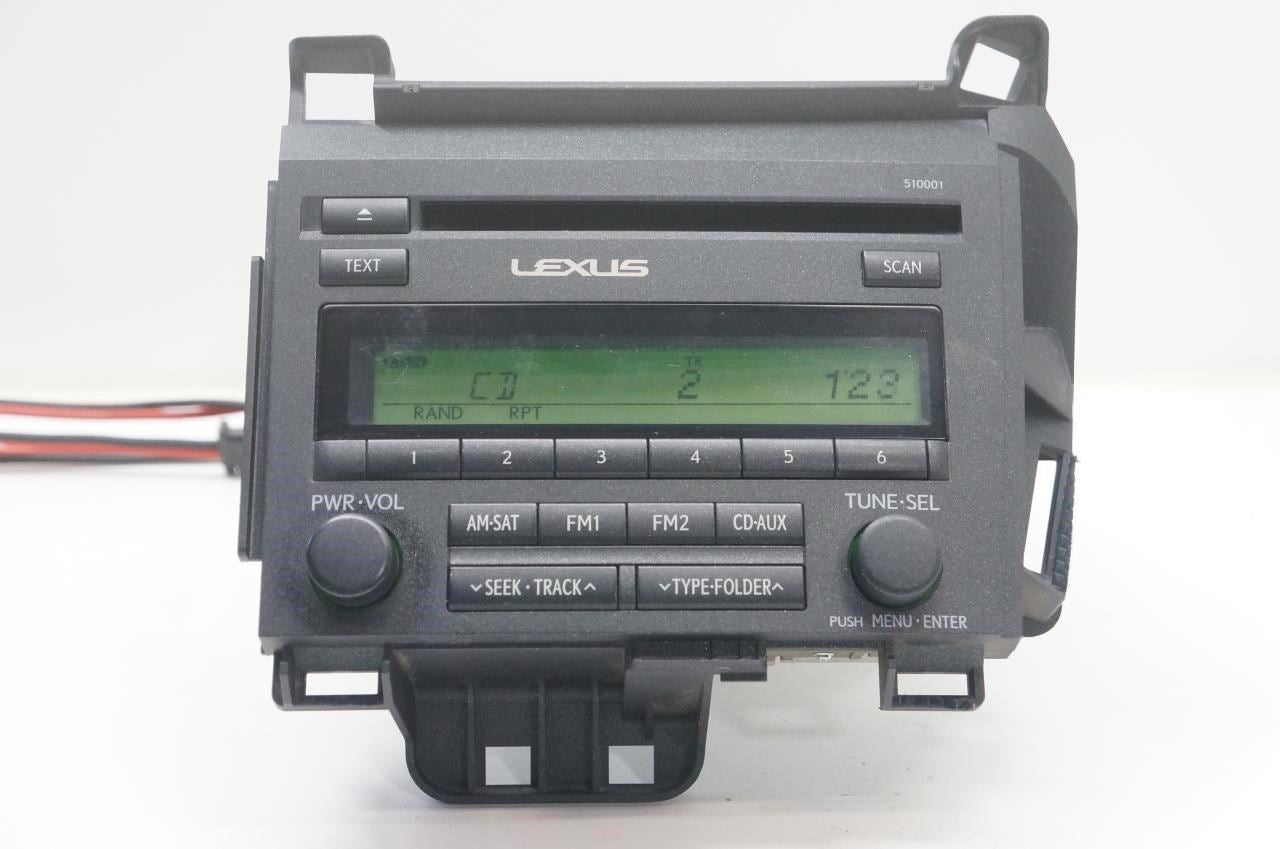 2014-2017 Lexus CT200H Panasonic Radio Faceplate Control w/ Receiver 86120-76051 - Alshned Auto Parts