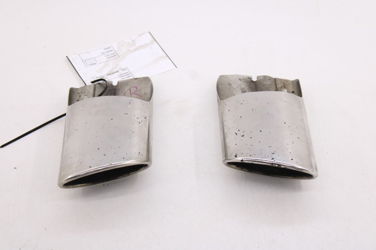 10-16 Mercedes-Benz E 350 Luxury 4Matic Rear Exhaust Muffler Tail Pipe Tip Set0
