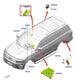 18-24 Ford Expedition Limited Roof Shark Fin Radio Antenna JL1T-19K351-BC *ReaD* - Alshned Auto Parts