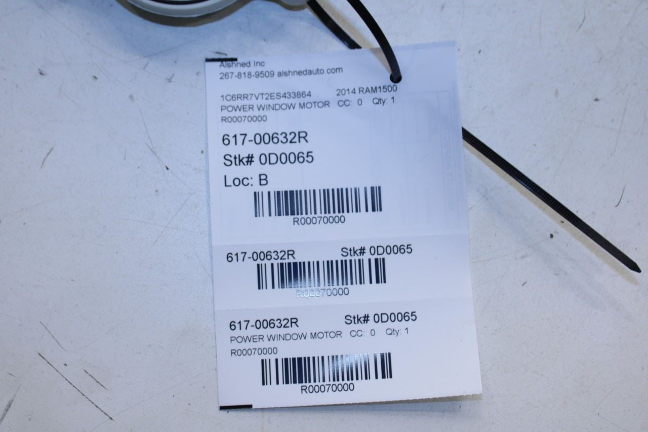 2011-2018 RAM 1500 Crew Cab Laramie Front Right Door Power Window 68044804AA OEM - Alshned Auto Parts
