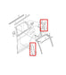 2019-24 Audi Q3 S Line Rear Left Side B and C Pillar Trim Molding 83A-839-903-A - Alshned Auto Parts