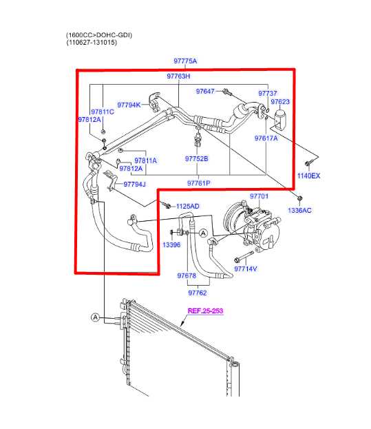 2011-2014 Hyundai Veloster 1.6L FWD AC Conditioning Suction and Liquid Tube Line - Alshned Auto Parts