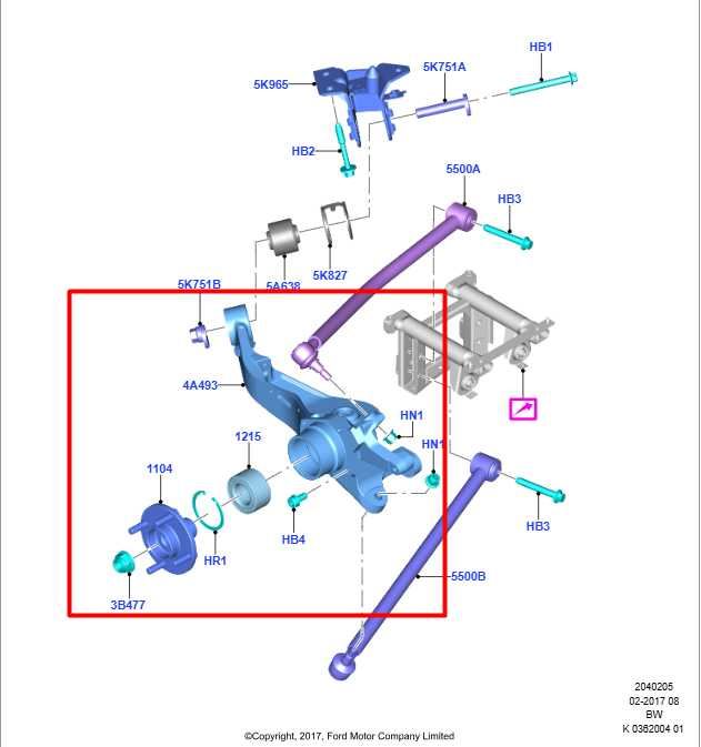 2018-2022 Ford EcoSport Rear Right Side Spindle Knuckle Hub GN1Z-5A968-C OEM - Alshned Auto Parts