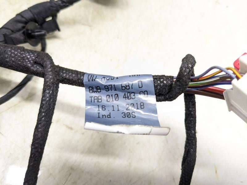 2018-2025 Audi S5 Rear Right Passenger Side Door Wire Harness 8W8971687D OEM - Alshned Auto Parts