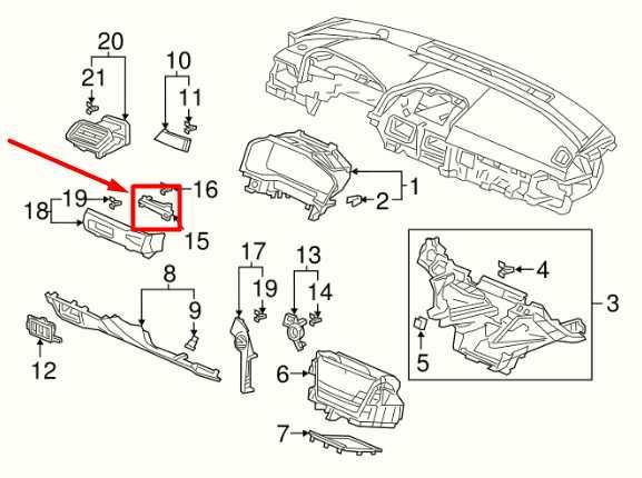 2018-22 Honda Accord Left Side Dash Outside Finish Garnish Molding 77241-TVA-A0 - Alshned Auto Parts