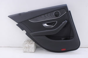17-21 Mercedes-Benz C300 4Matic Rear Left Door Trim Panel 20573061059H15 *ReaD*