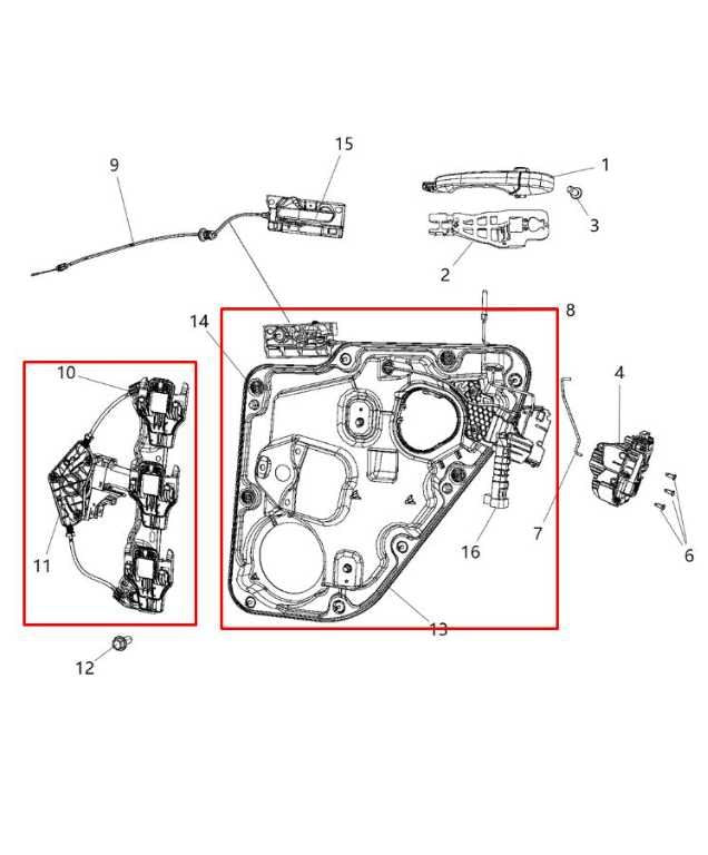 2011-2022 Jeep Grand Cherokee Limited Rear Left Door Window Regulator w/ Carrier - Alshned Auto Parts