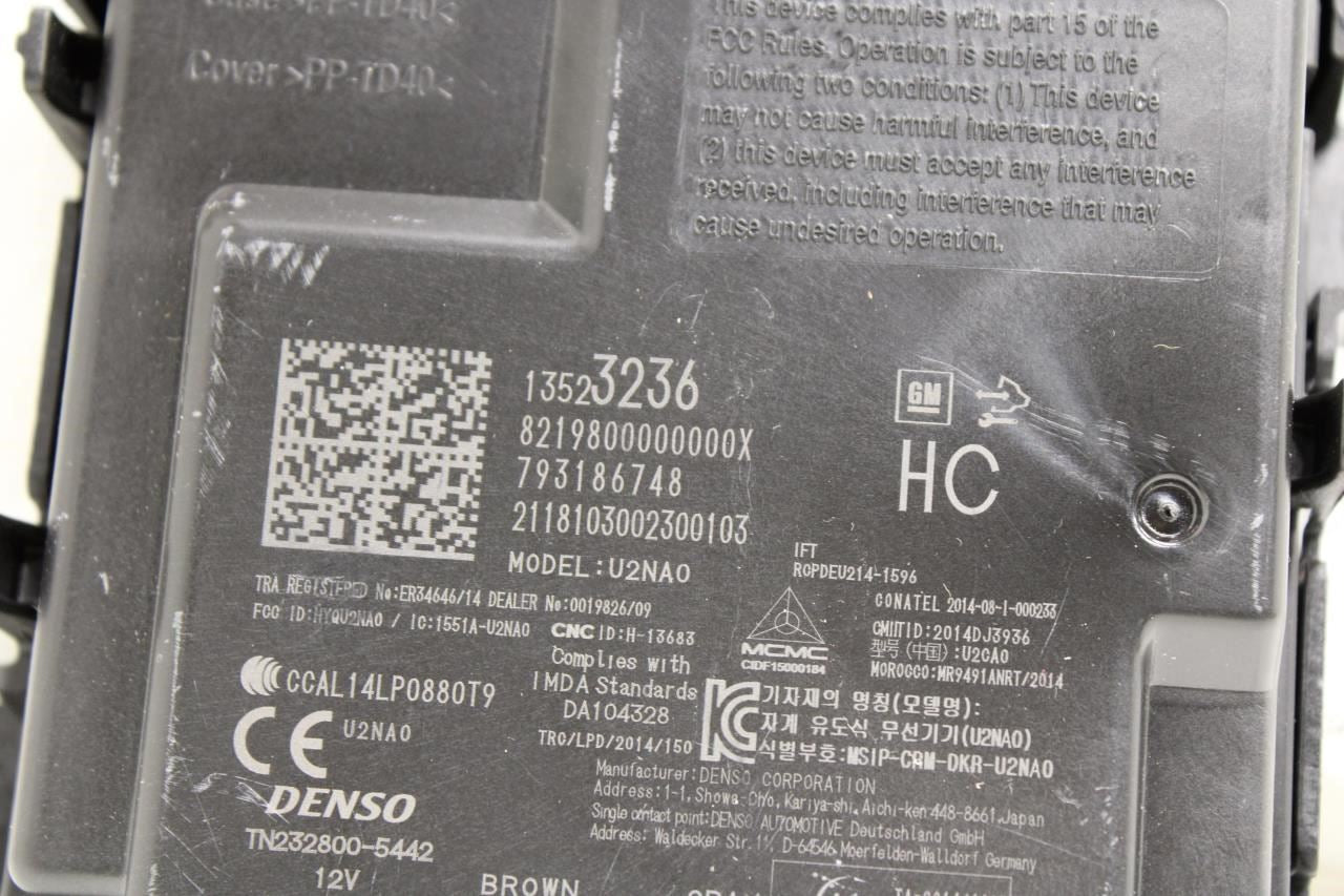 2018-2020 Buick Encore Theft-Locking Keyless Entry Control Module 13523236 OEM - Alshned Auto Parts