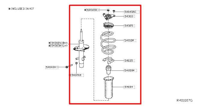 2019-2024 Nissan Altima FR Left Driver Side Shock Strut Absorber E4303-6CA0A OEM - Alshned Auto Parts