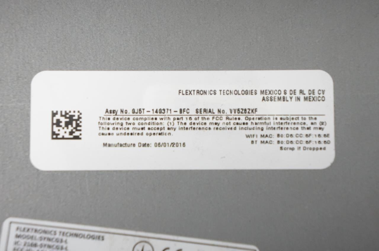 2018 Ford F150 Sync 3 APIM Voice Recognition Communication Module GL3T-14G370-JL - Alshned Auto Parts