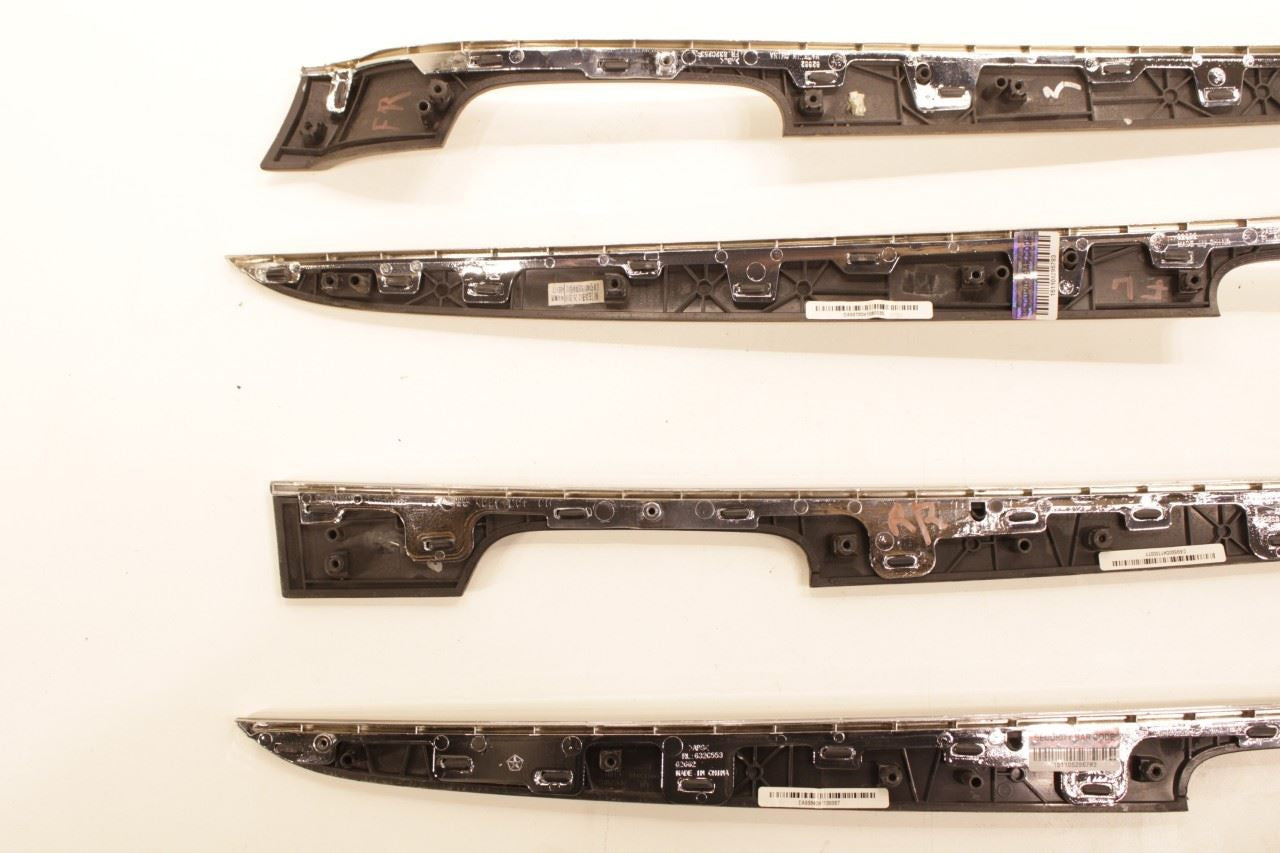 2014-21 Jeep Grand Cherokee Summit Front Rear RH LH Side Door Applique Panel Set - Alshned Auto Parts