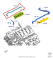 18-23 Ford Mustang GT 5.0L HVAC Heater Coolant Water Hose Tube Pipe JR3Z-18472-A - Alshned Auto Parts