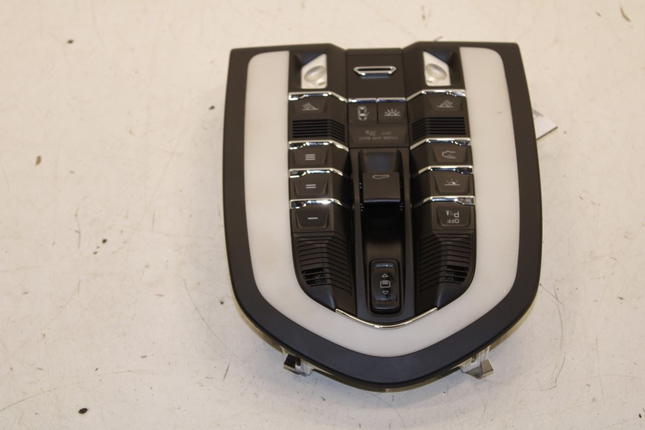 2011-2018 Porsche Cayenne Platinum Rear Roof Overhead Console Dome Light Lamp - Alshned Auto Parts