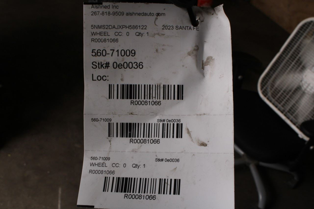 21-23 Hyundai Santa Fe SEL Aluminum Wheel R18x7.5 5 Spoke 52910-S2610 OEM *ReaD*10