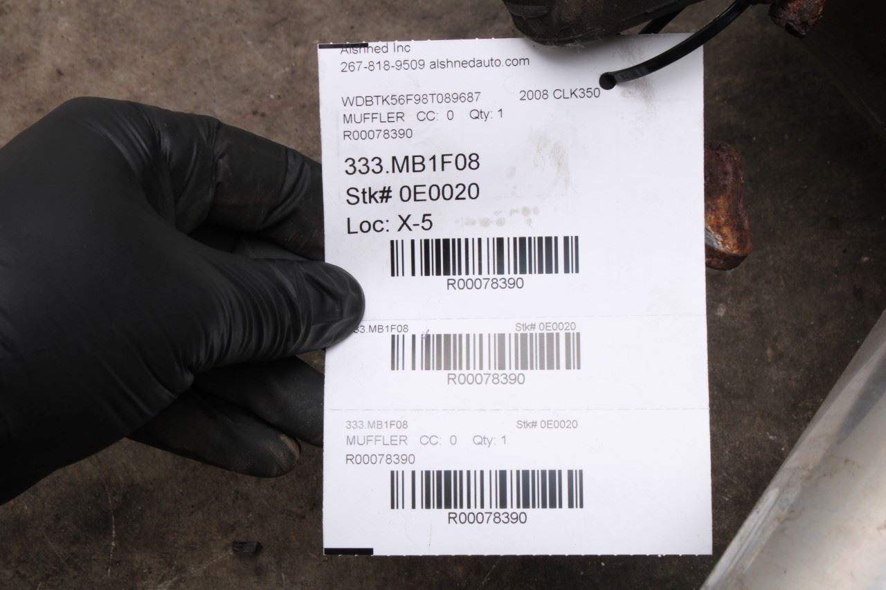 2006-2009 Mercedes-Benz CLK 350 3.5L Rear Exhaust System Muffler Tip 2094905221 - Alshned Auto Parts