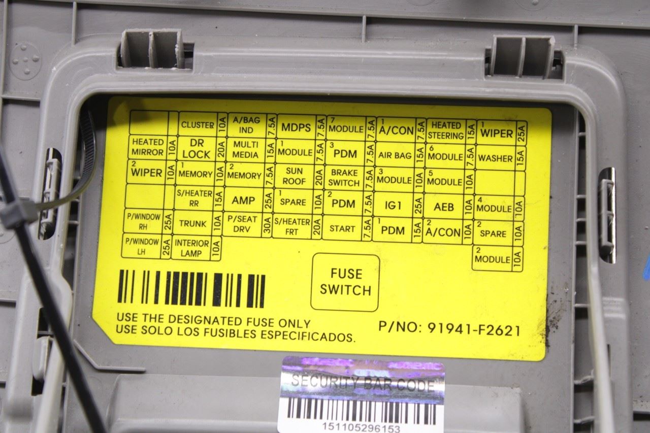 16-20 Hyundai Elantra Value Edition Dash Left Side Lower Knee Bolster Trim Panel - Alshned Auto Parts