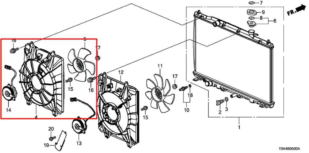 15-16 Honda CR-V LX 2.4L Left Radiator Cooling Fan Motor Assembly 19015-5LA-A01 - Alshned Auto Parts
