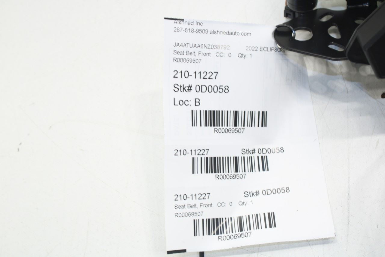 18-25 Mitsubishi Eclipse Cross ES Front Passenger Right Side Seat Belt Retractor - Alshned Auto Parts