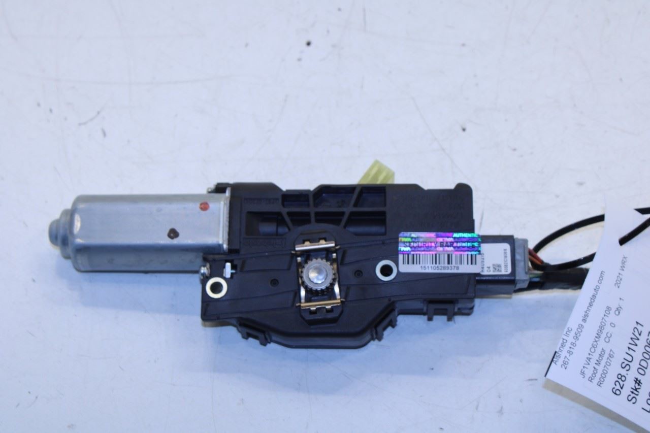 2020-2023 Subaru WRX Premium Roof Sunroof Motor 65450FL01B OEM - Alshned Auto Parts