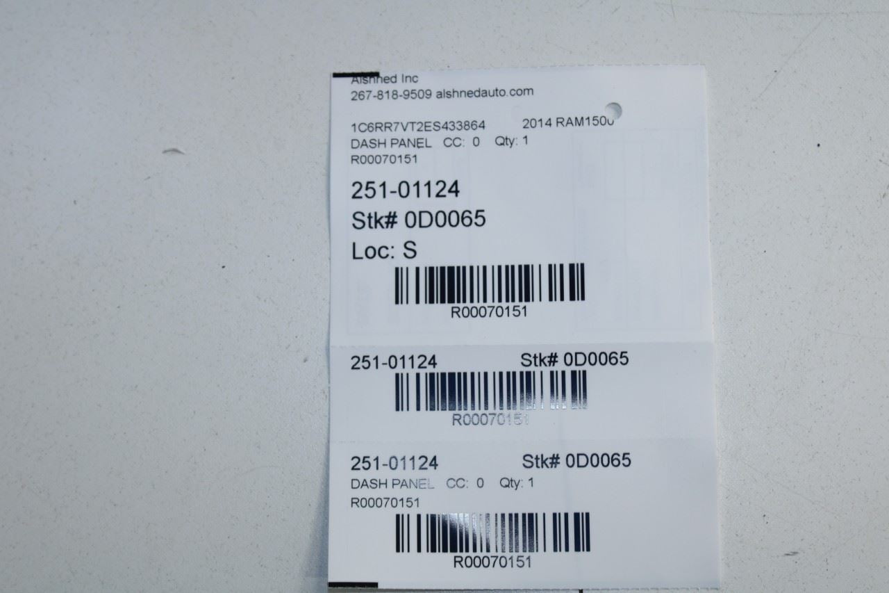 13-20 Ram 1500 Laramie Crew Cab 4WD Dashboard Left Side Headlight Control Switch - Alshned Auto Parts