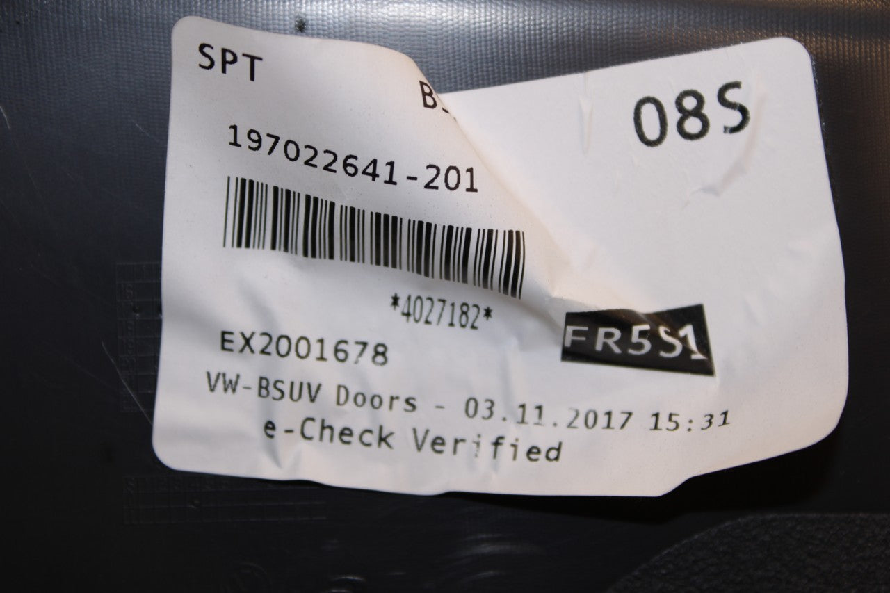 2018-19 Volkswagen Atlas S Front Right Door Trim Panel 3CN867012EHSG OEM *ReaD* - Alshned Auto Parts