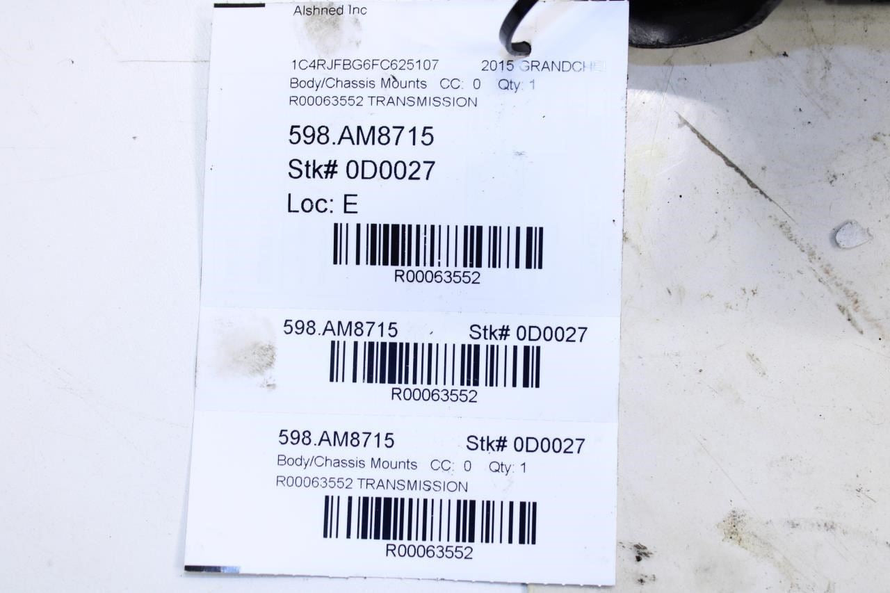 14-21 Jeep Grand Cherokee Transmission Mount Bracket Crossmember 68110245AE OEM - Alshned Auto Parts