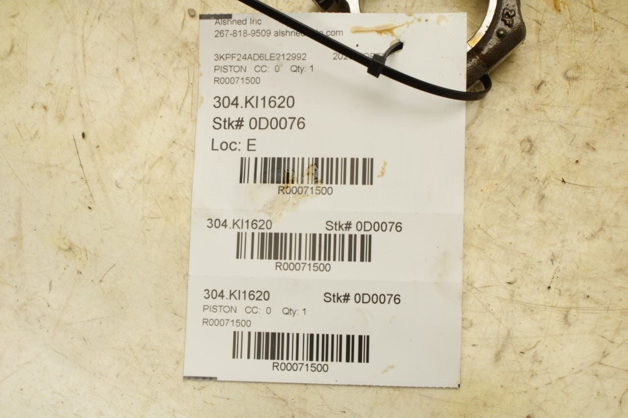 2014-2024 Kia Forte 2.0L Engine Piston 2 with Connecting Rod 23510-2E420 OEM - Alshned Auto Parts