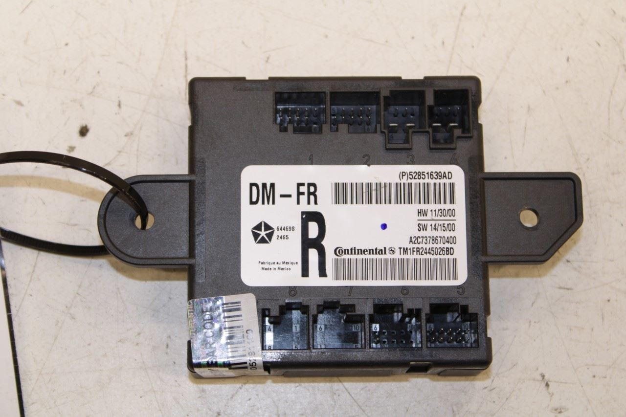 2014-16 Maserati Ghibli S Q4 3.0L Front Passenger Right Side Door Control Module - Alshned Auto Parts