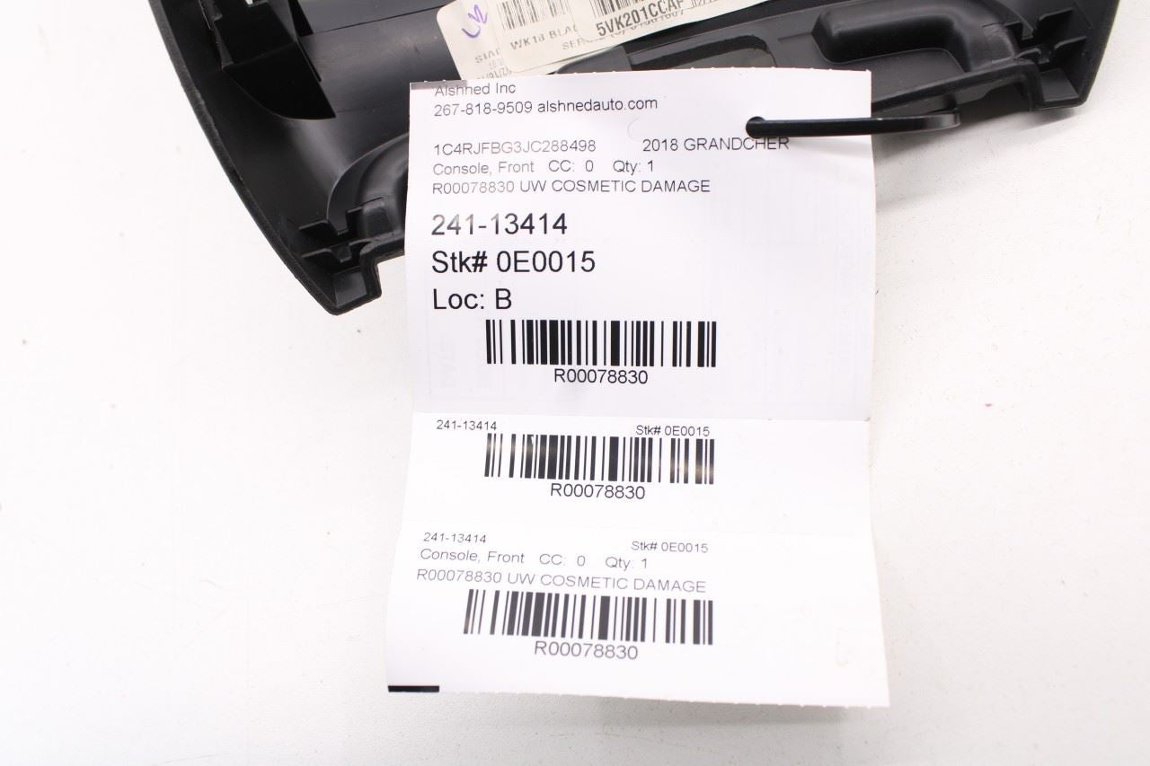 17-21 Jeep Grand Cherokee 3.6L Center Console Shifter Bezel Trim w/ Shifter Knob - Alshned Auto Parts