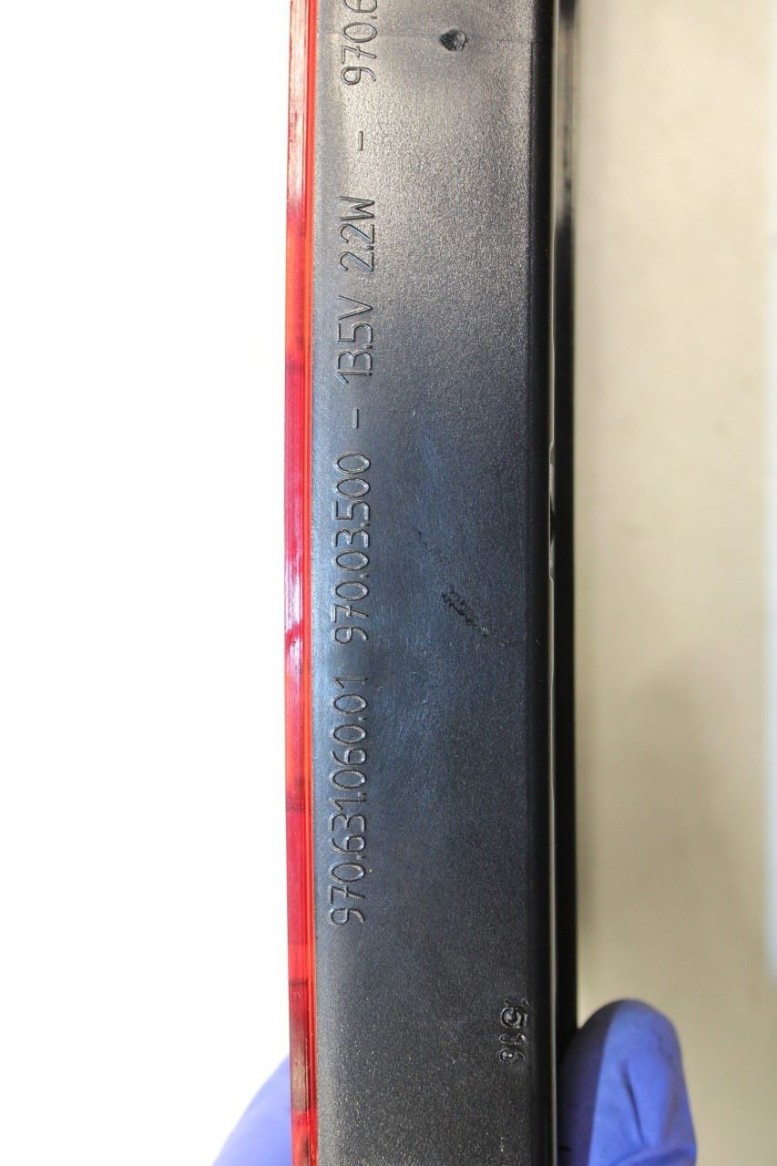 2014-2016 Porsche Panamera 4 AWD High Mounted Stop Light Lamp 970-631-060-01 OEM - Alshned Auto Parts